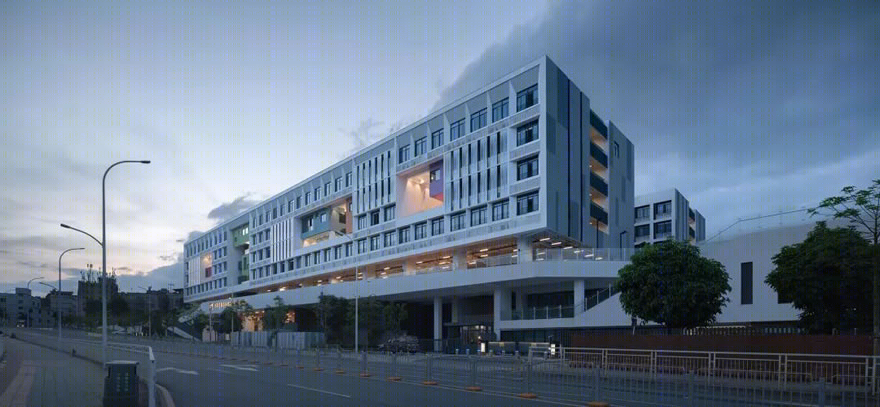 深圳市龙华区行知中学丨中国深圳丨筑博设计-131