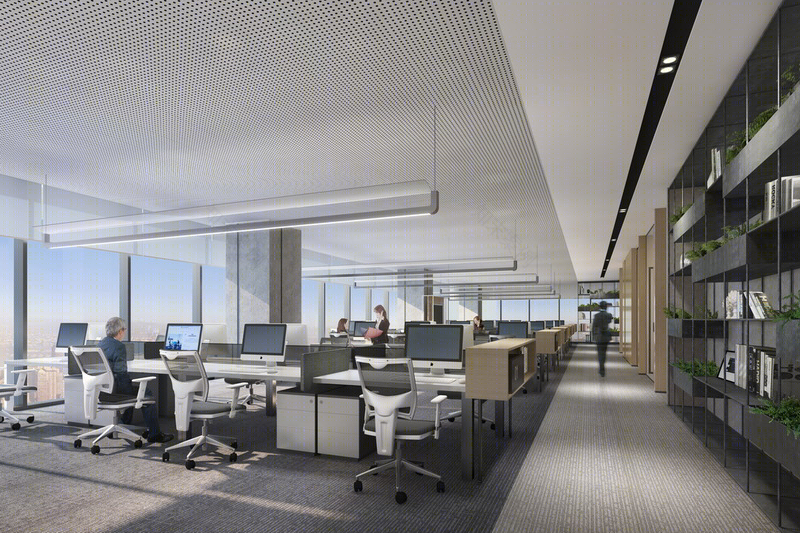 合肥旭辉庐州府铂悦中心写字楼——极简主义的设计典范-23