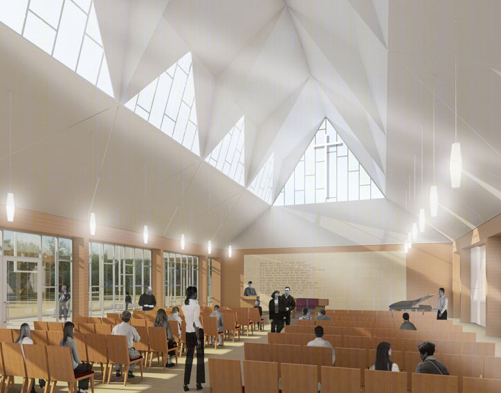 美国Methodist大学整体规划景观-19