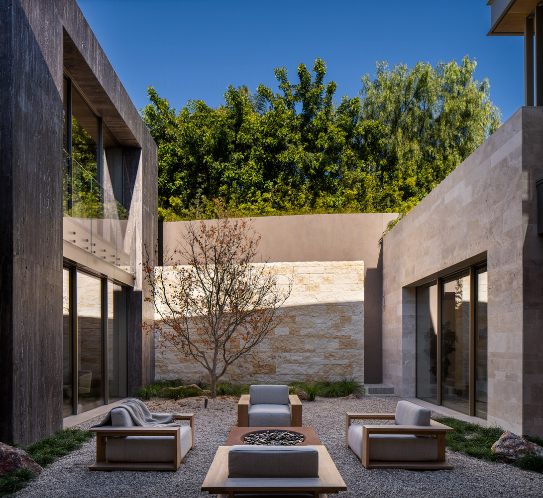 Laurel II House 比佛利山庄奢华别墅设计丨美国洛杉矶丨Annette English and Associates-15