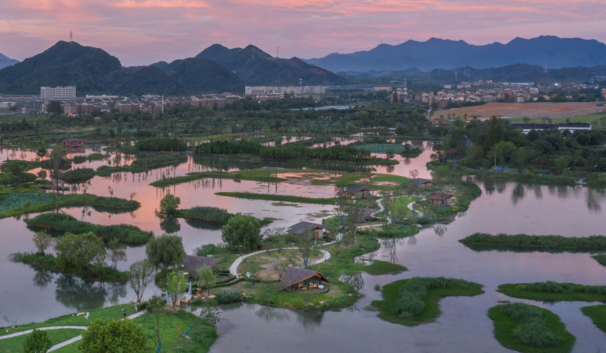 富阳阳陂湖湿地生态酒店丨中国杭州丨尌林建筑-9