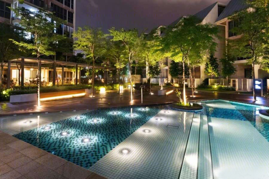 新加坡Kovan Regency住宅大区景观-17