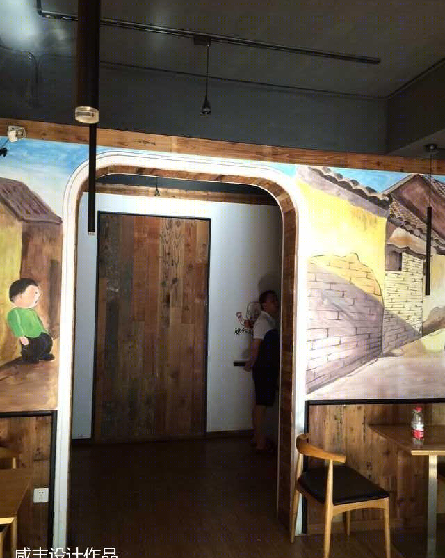 融合传统与时尚的餐厅设计-2