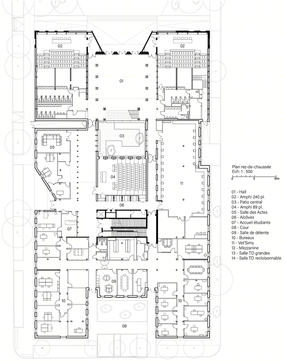 法国国立阿尔福兽医学校翻新工程丨ArtBuild Architects-124