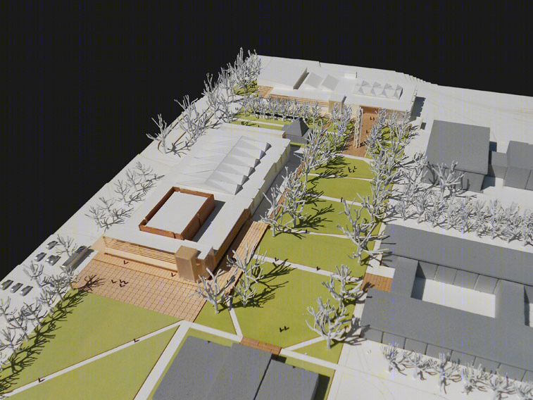 美国Methodist大学整体规划景观-24