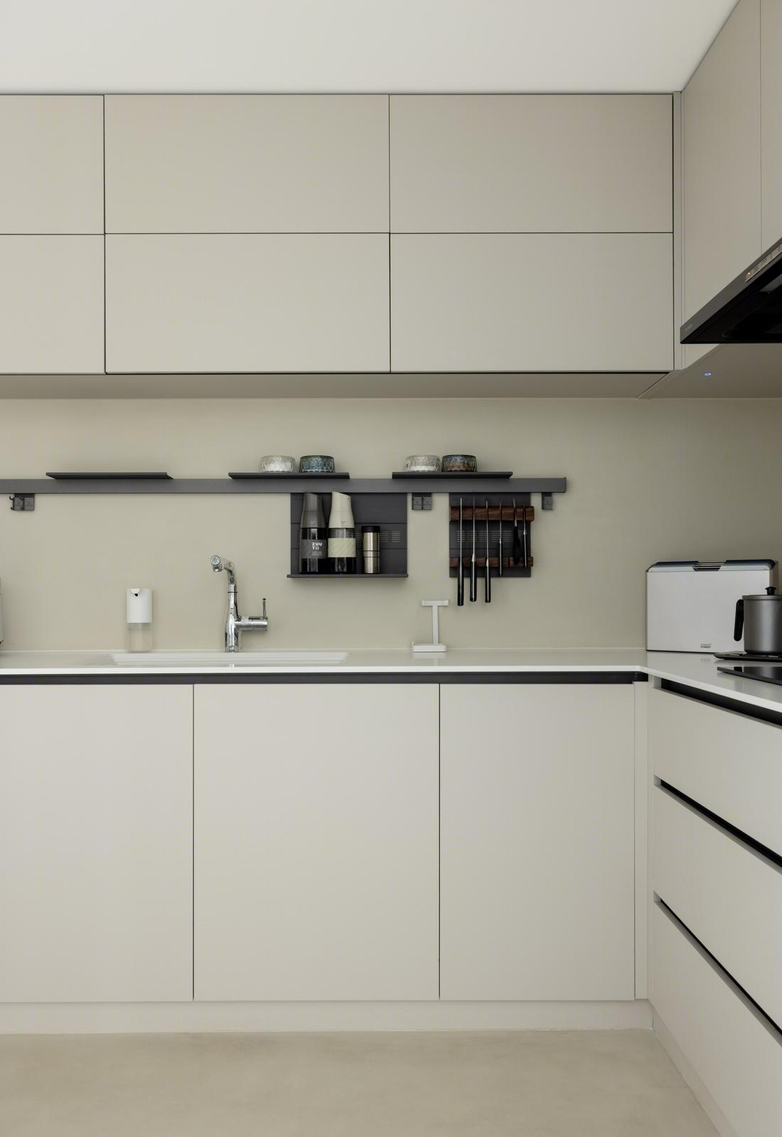 超极致全屋微水泥,疗愈大户型之家丨中国成都-59