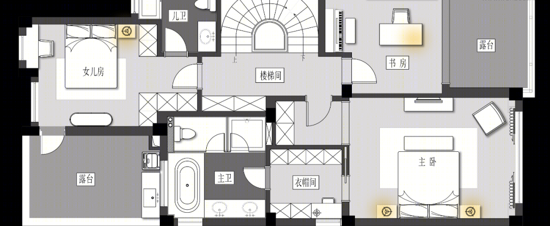 金地自在城新中式美宅丨廖劭君,祁丽萍-39