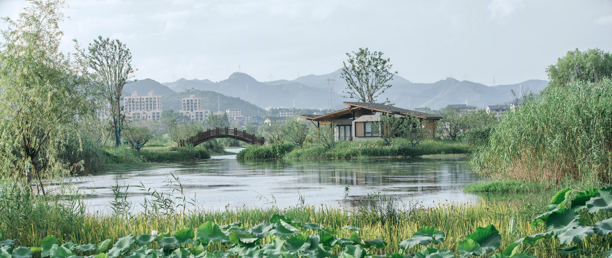 富阳阳陂湖湿地生态酒店丨中国杭州丨尌林建筑-11