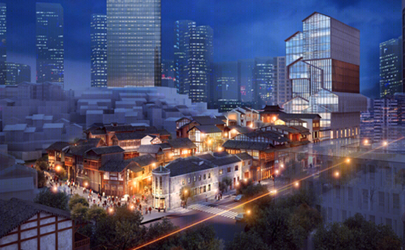 重庆十八梯传统风貌商业步行街-15