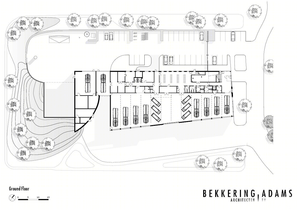 荷兰杜廷赫姆市消防局丨Bekkering Adams建筑事务所-28