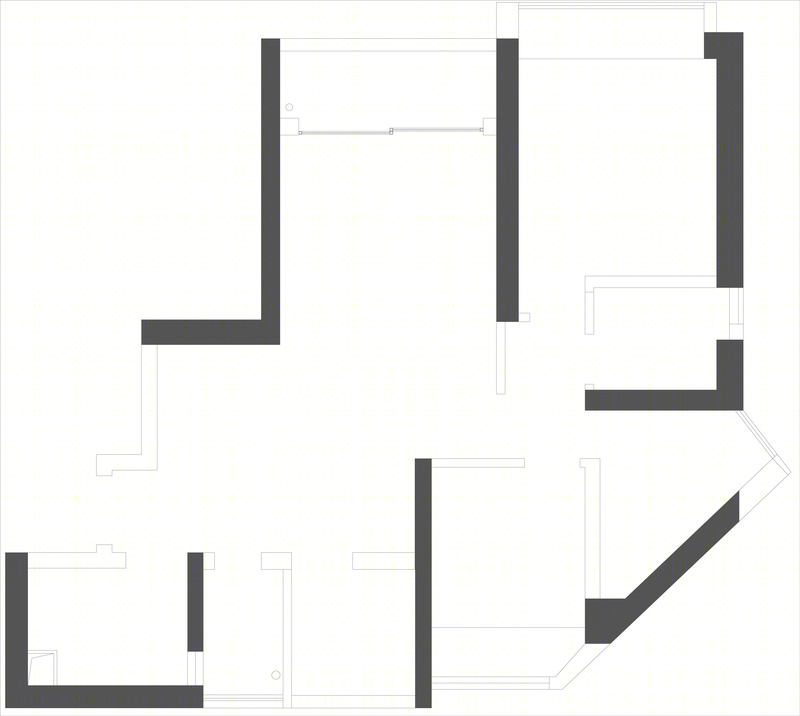 老木头与日式风的完美融合 | 93m²四室两厅改造案例-41