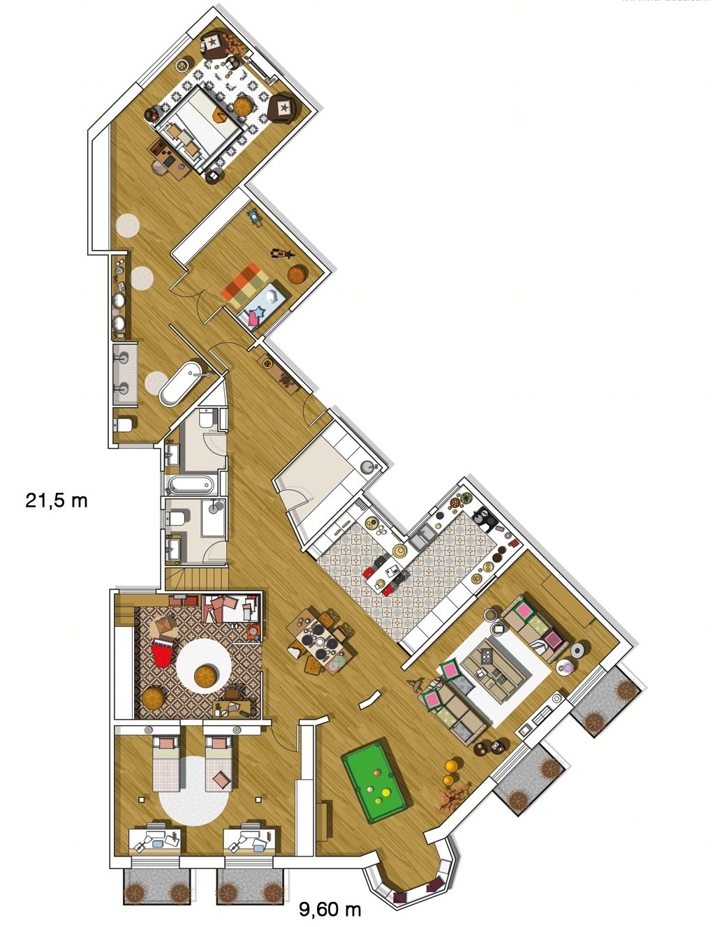 巴塞罗那百年老建筑的圣诞季公寓焕新-19
