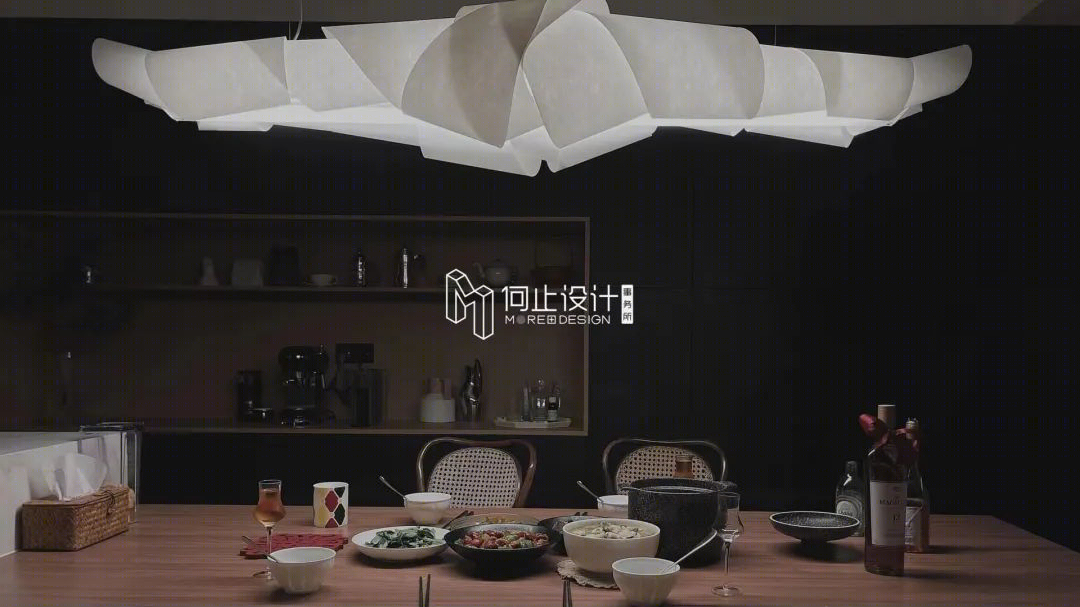 原木黑白灰的复古现代私宅丨中国宁波丨何止设计 | MORE+ DESIGN-2