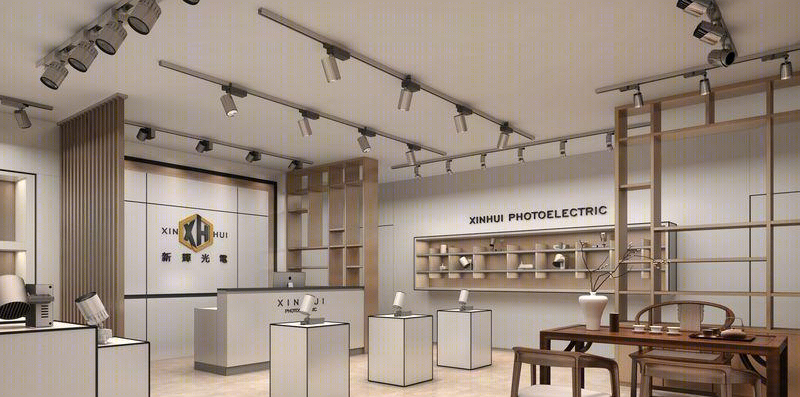中山新辉光电现代简约展厅,刘志坚打造高品质商业空间-23