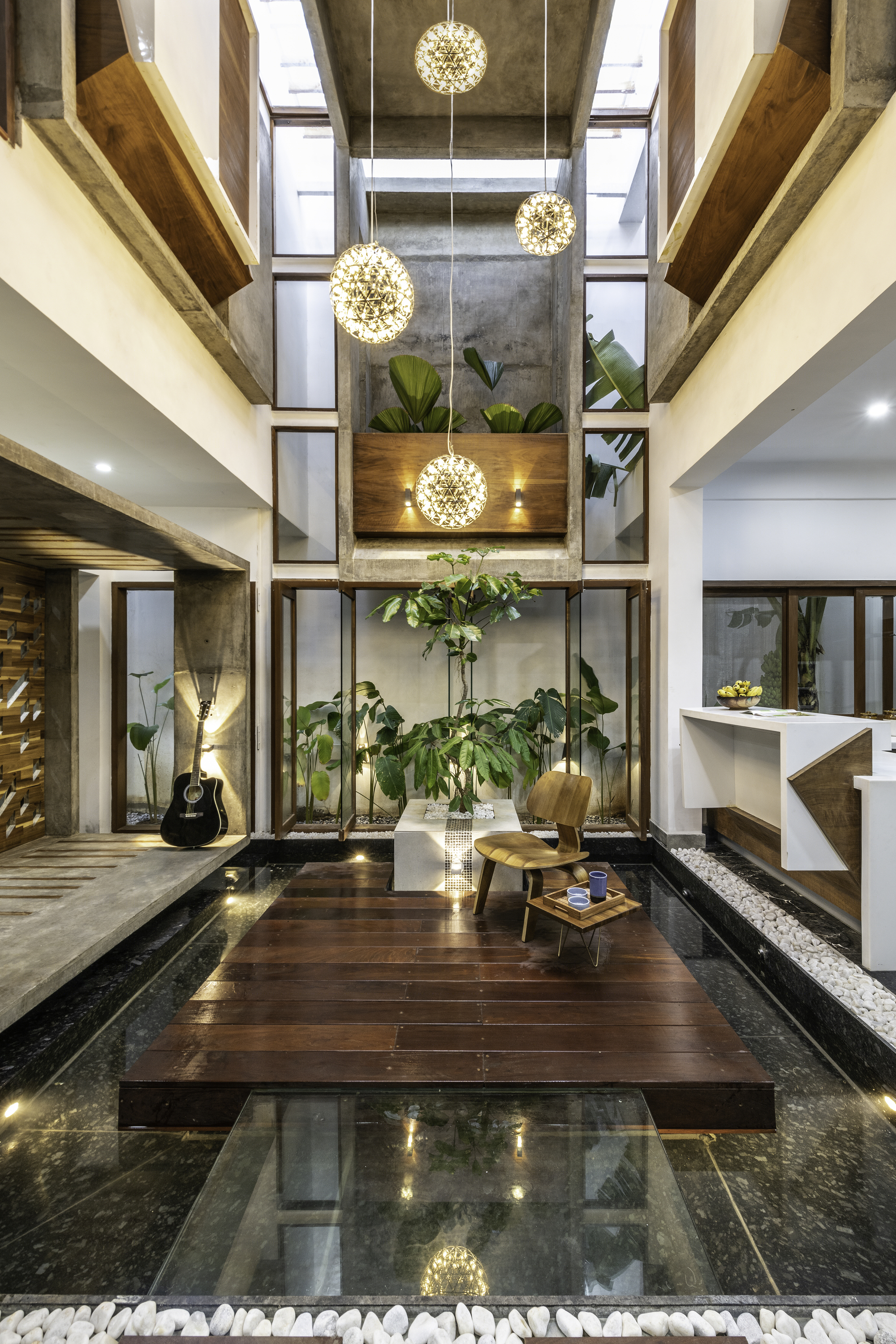 Le Tranquil House · 现代简约的宁静别墅设计丨印度本地治里-5