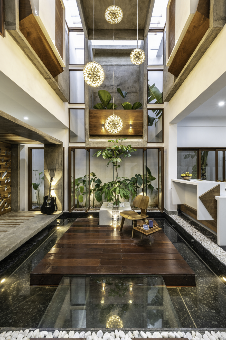 Le Tranquil House · 现代简约的宁静别墅设计丨印度本地治里-5