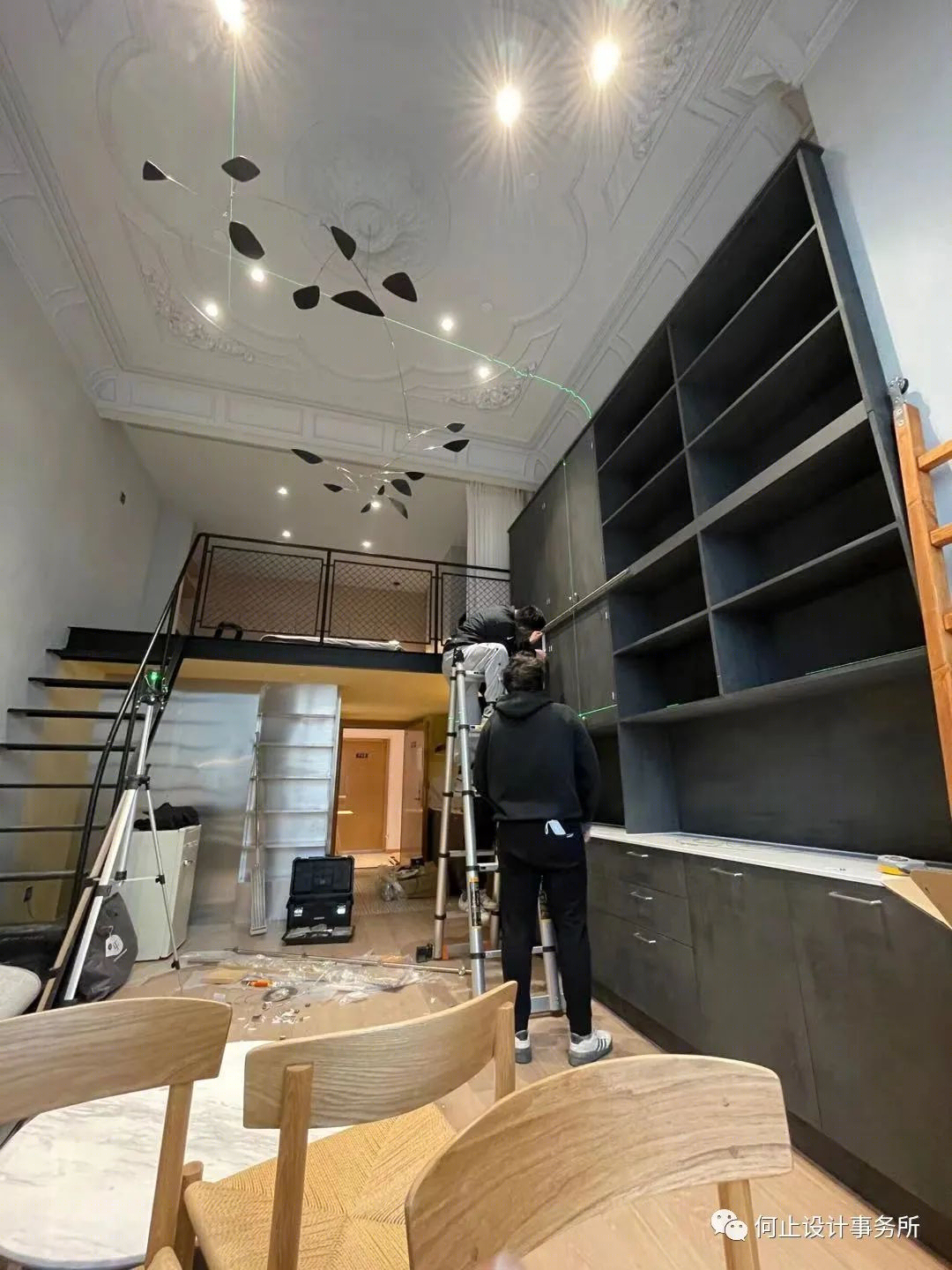北美风情江景 Loft丨宁波何止设计事务所-45