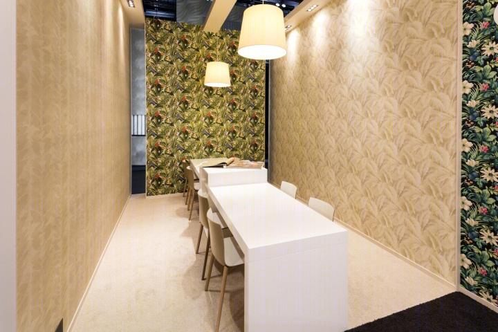 法兰克福展会上的 Grandeco 壁纸展厅 | Franken Standbouw 打造的真实家居空间-32