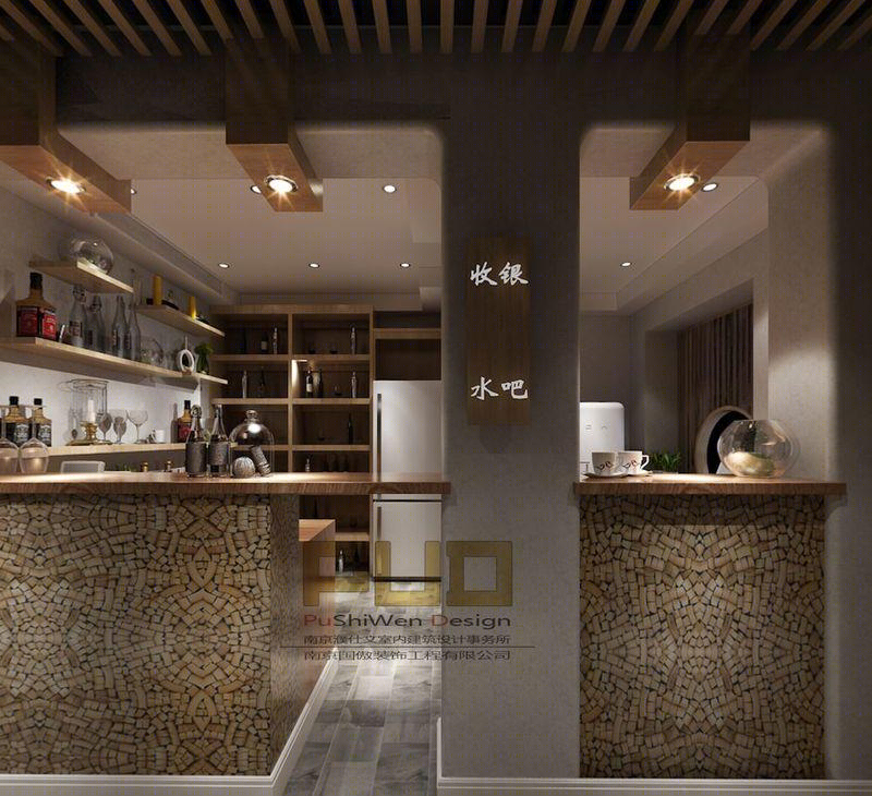 南京老街道风情三条巷餐厅设计-1