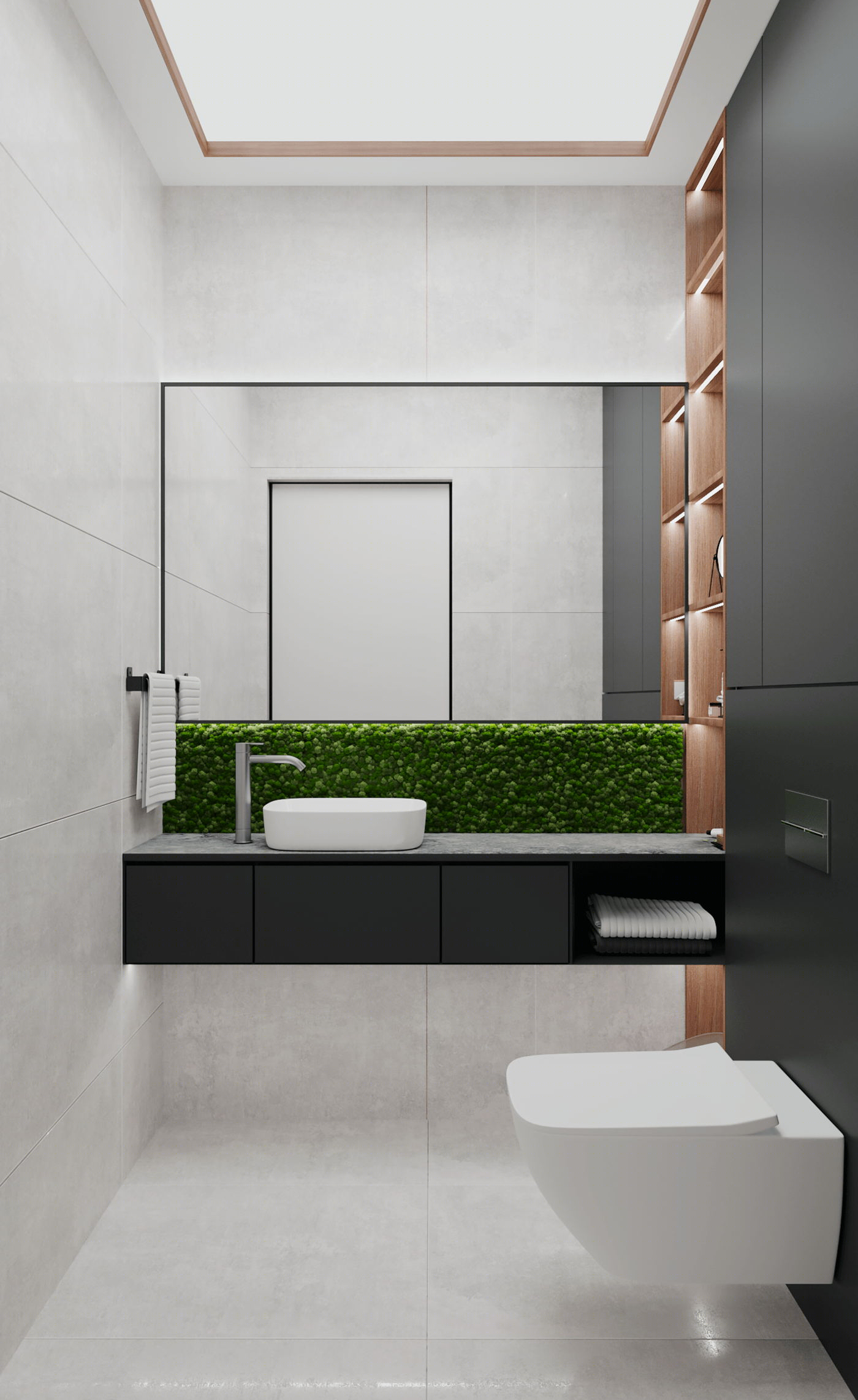 98㎡原木与高级灰 打造出超精致的住宅-33