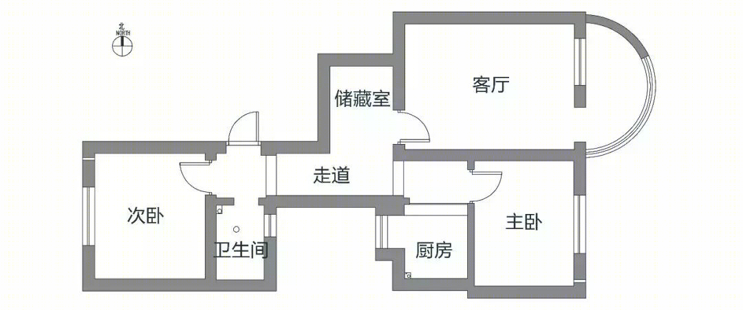 新旧碰撞,无限可能——二手房改造设计案例-21