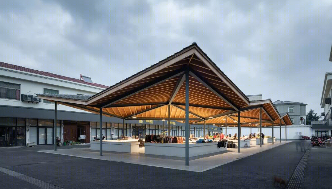绍兴侠父村农贸市场改造,旧建筑新生-9