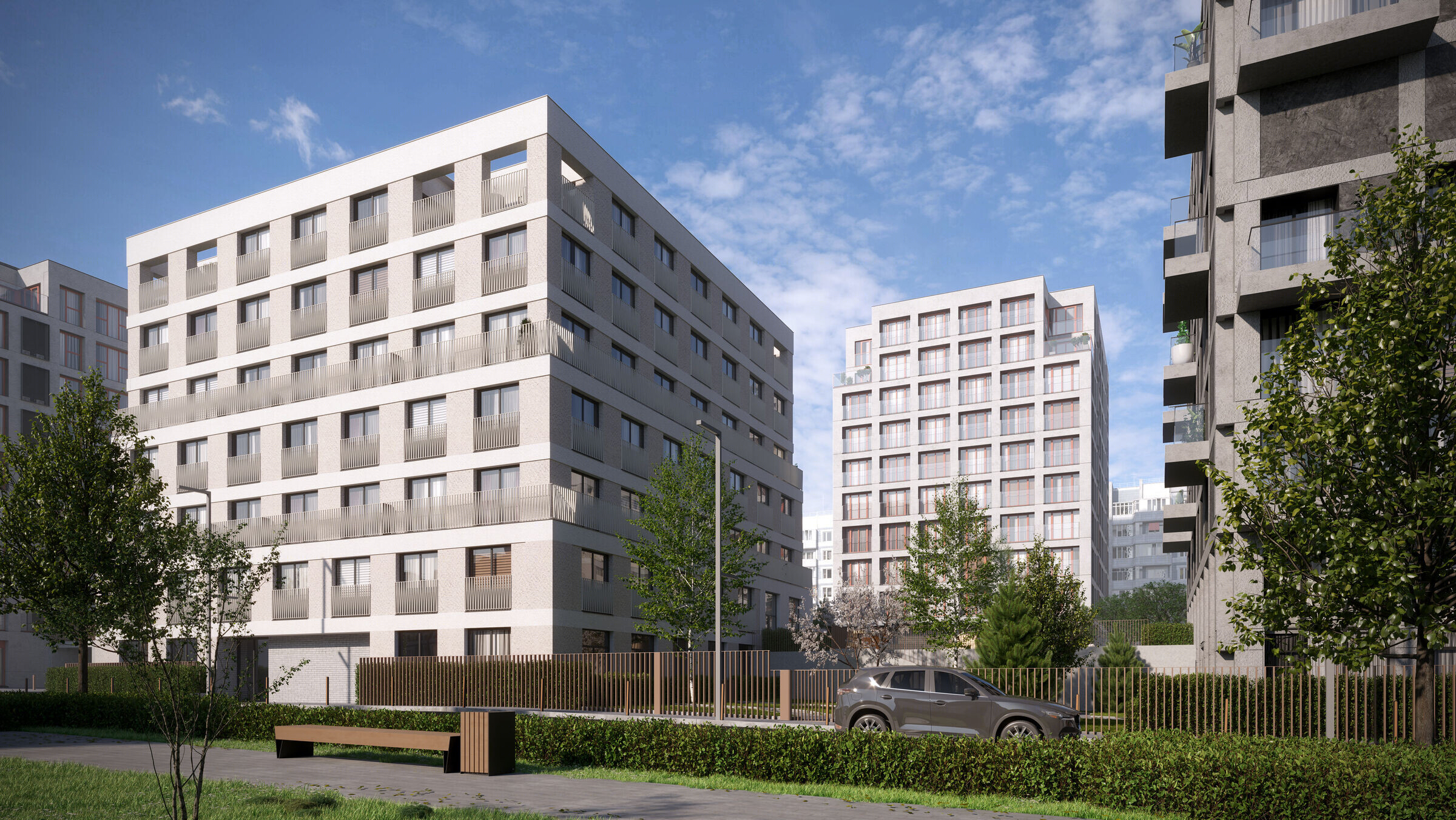 俄罗斯 Novosibirsk 市“Na Nikitina”住宅区丨Brusnika Company,DROM-52