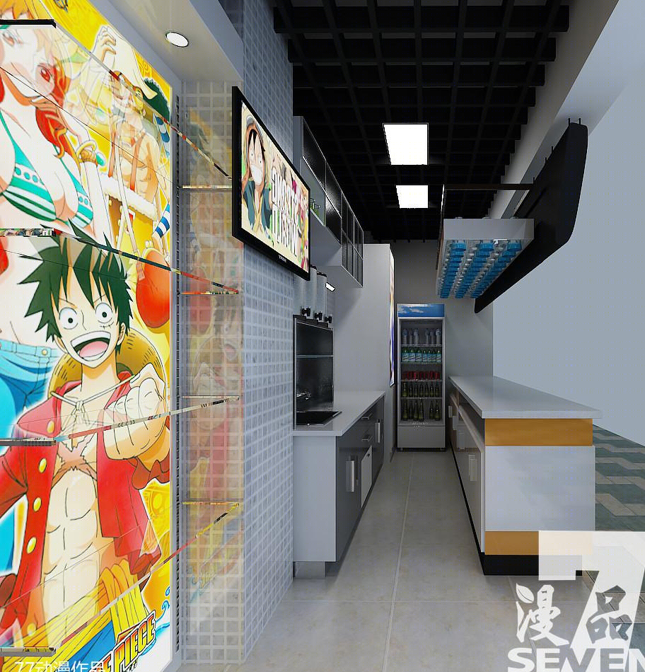 漫品动漫奶茶店室内设计-54