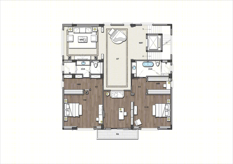 深圳怡景花园别墅 | 新中式混搭风，精神安放之所-32