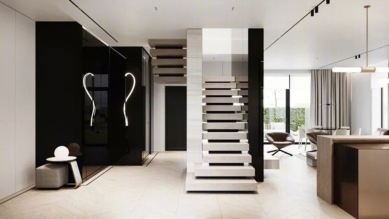 华沙 196㎡永恒经典现代轻奢私人住宅丨波兰华沙丨hilight.design 工作室-9
