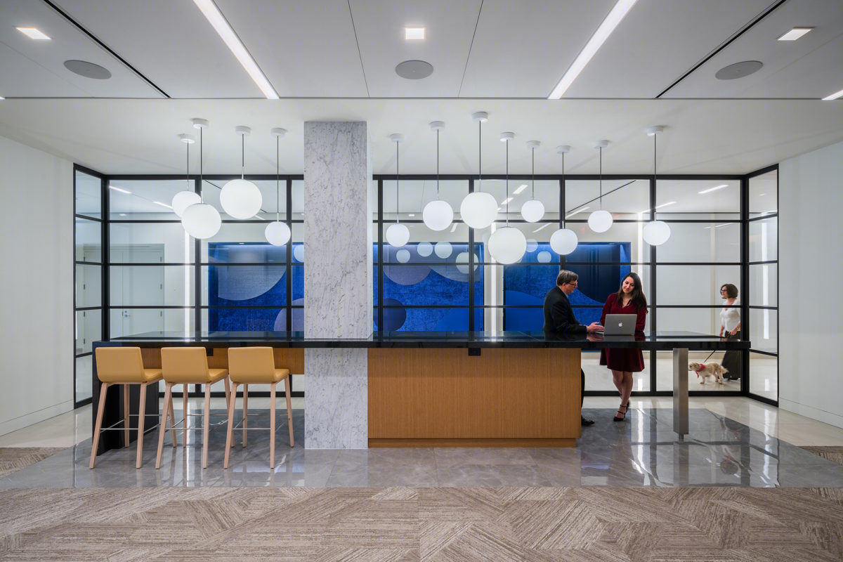 华盛顿 1400 16th Street 公共空间翻新-10