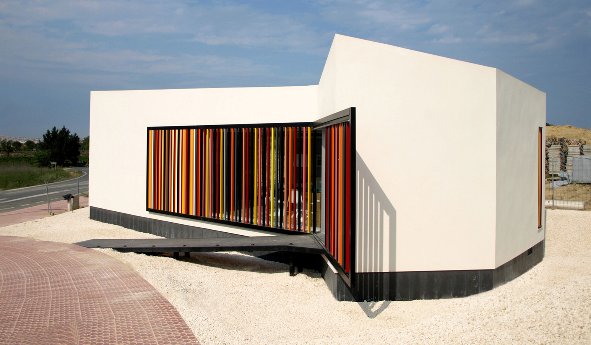 西班牙销售管理办公室的“电磁波谱”设计丨Esculpir el Aire-15