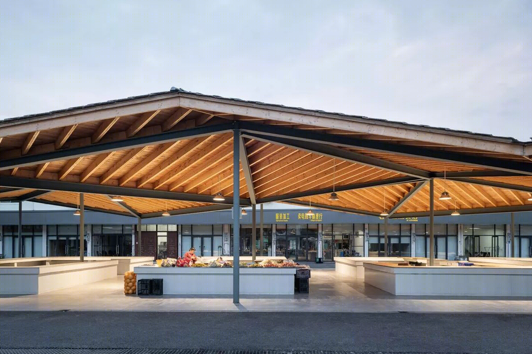 绍兴侠父村农贸市场改造,旧建筑新生-10