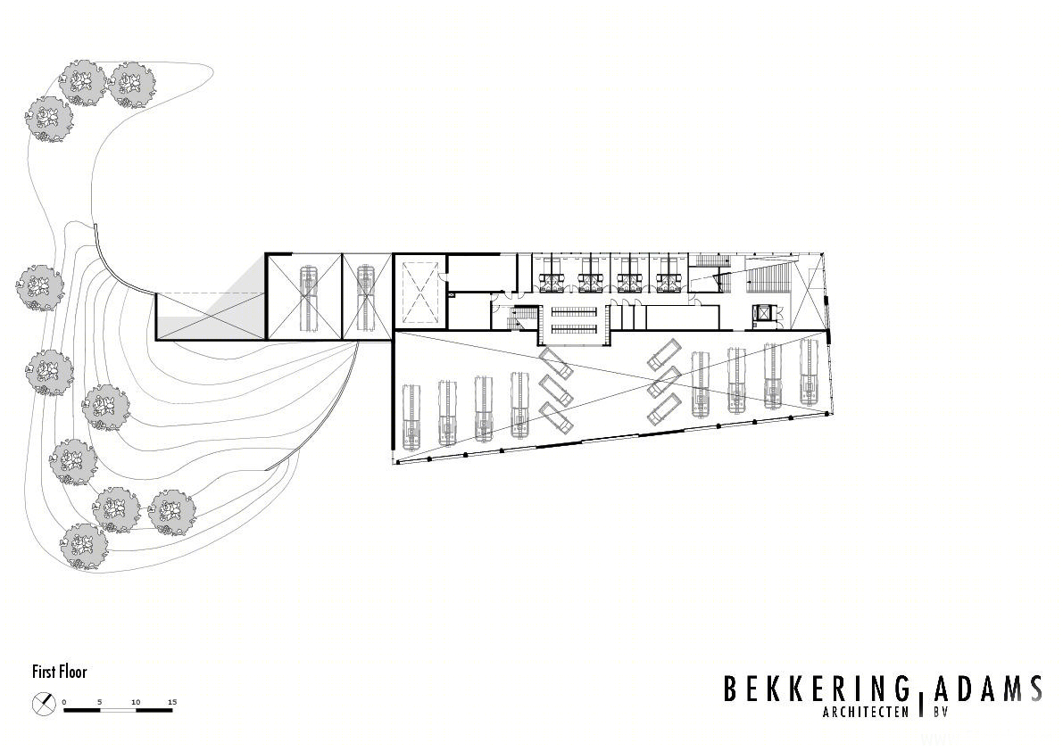 荷兰杜廷赫姆市消防局丨Bekkering Adams建筑事务所-30