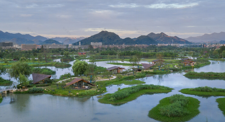 富阳阳陂湖湿地生态酒店丨中国杭州丨尌林建筑-19