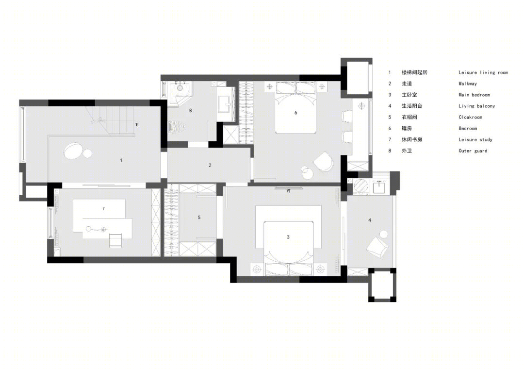 原想空间 | 晓棠品园 | 160m²跃层设计，温暖生活选对良品-34