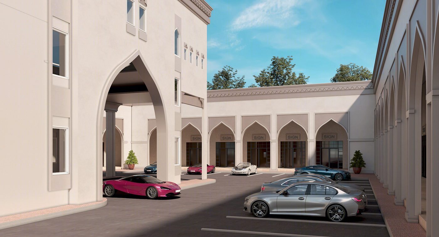 COMMERCIAL BUILDING SHOW ROOM & OFFICES IN QATAR-1