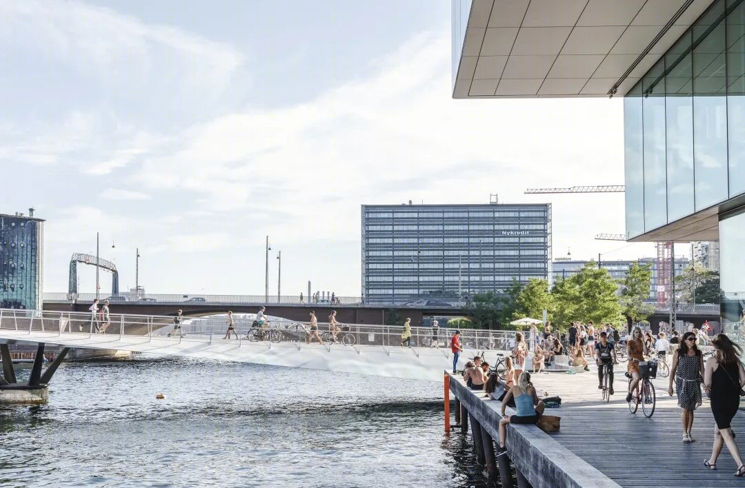 弧线飞桥,沟通城市与建筑——WilkinsonEyre 的哥本哈根行车步道设计-43