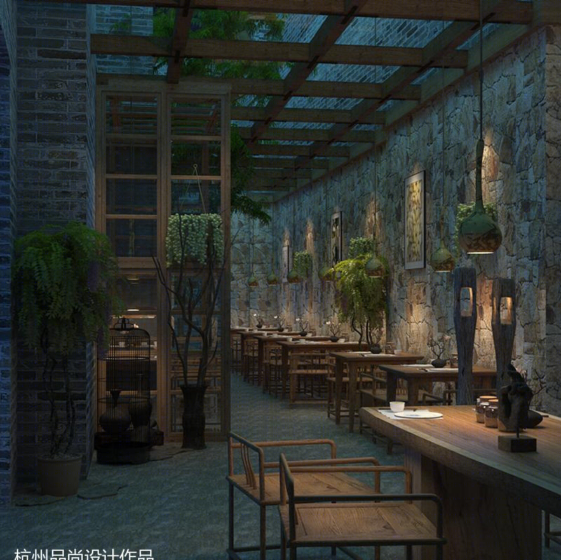 素会主题餐厅 | 绿色环保的现代设计-10