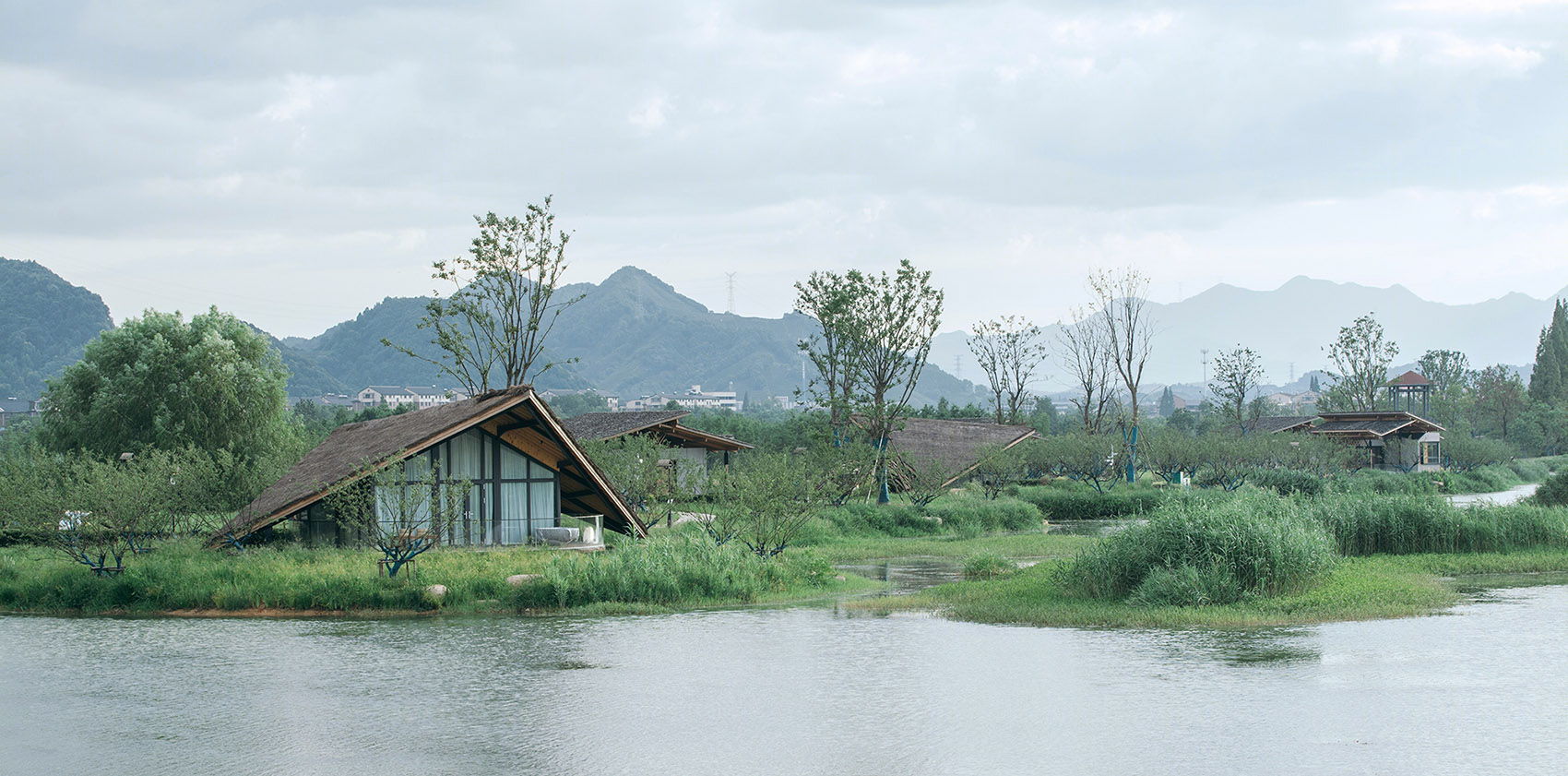 富阳阳陂湖湿地生态酒店丨中国杭州丨尌林建筑-21