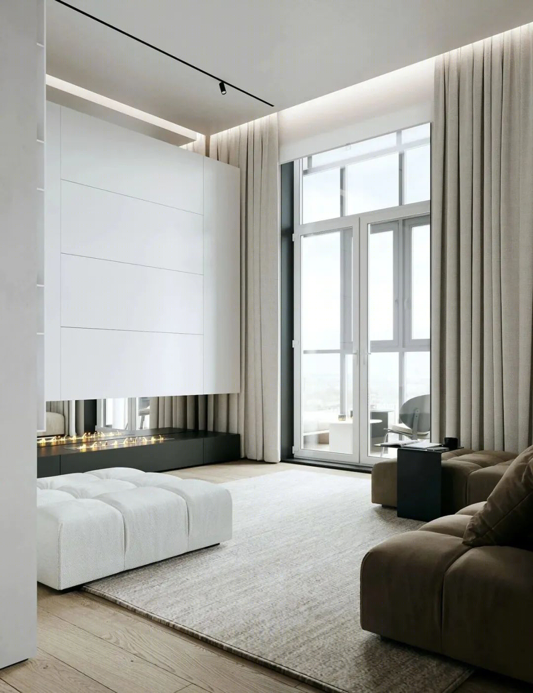 140㎡极简公寓丨俄罗斯设计师ANOVA INTERIOR DESIGN-15