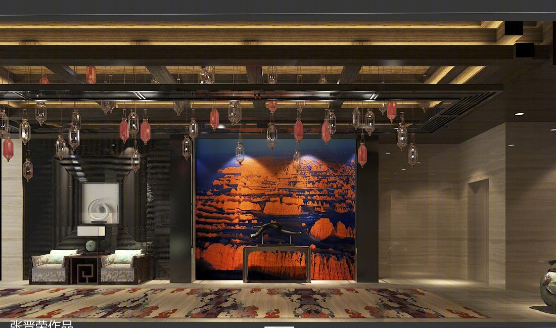 嘉峪关途家酒店室内设计-8