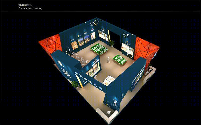华纳思设计创意丨展厅丨中铁八局展场设计方案--2016年房交会-11