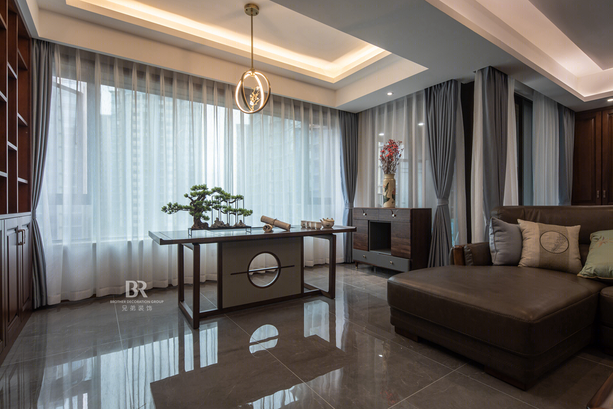 龙湖昱湖壹号现代简约设计丨重庆兄弟装饰公司-12