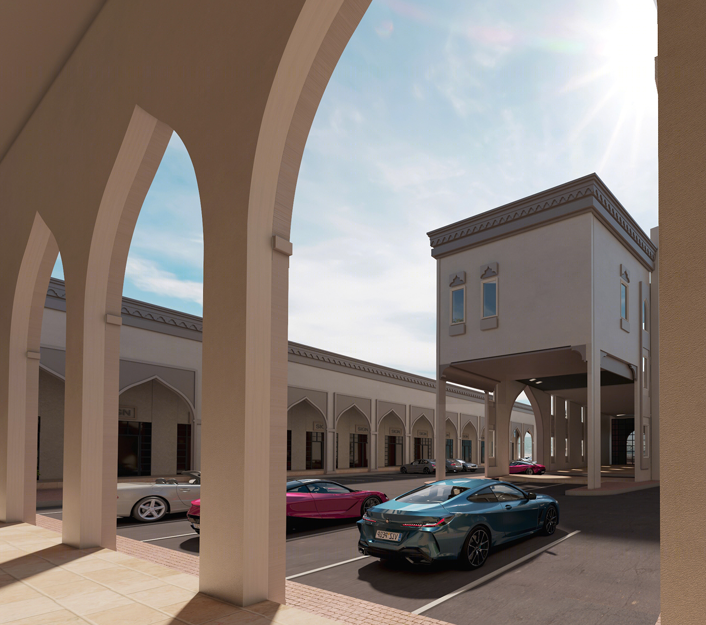 COMMERCIAL BUILDING SHOW ROOM & OFFICES IN QATAR-3