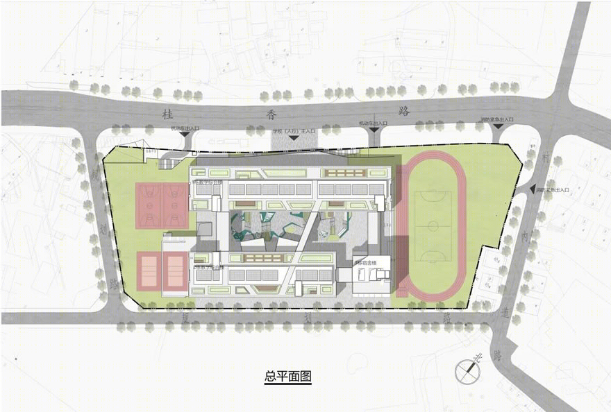 深圳市龙华区行知中学丨中国深圳丨筑博设计-146