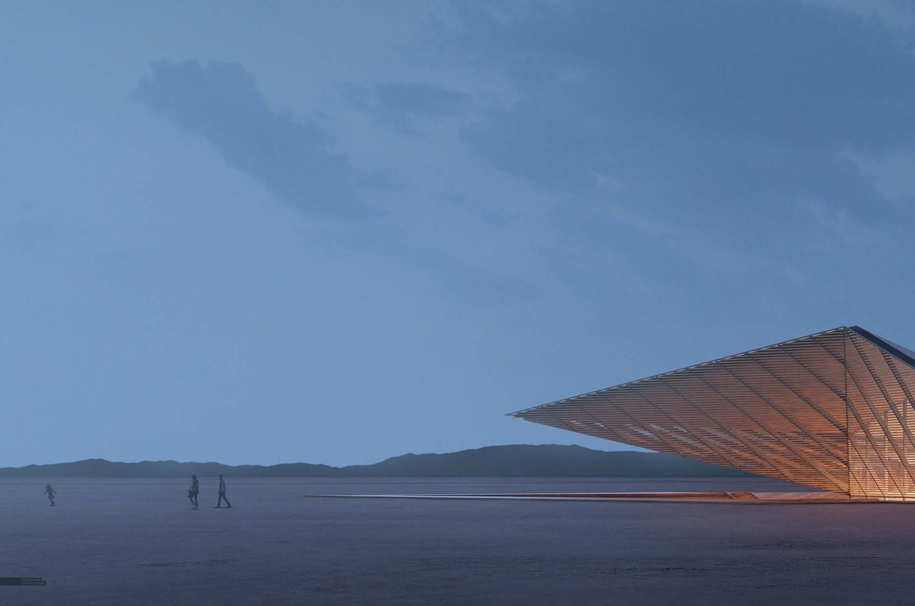 沙漠中的当代建筑-22