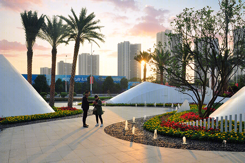 北海铂悦湾住宅区景观-7