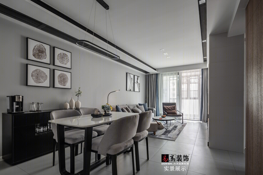 现代简约风情住宅设计丨易高装饰-14