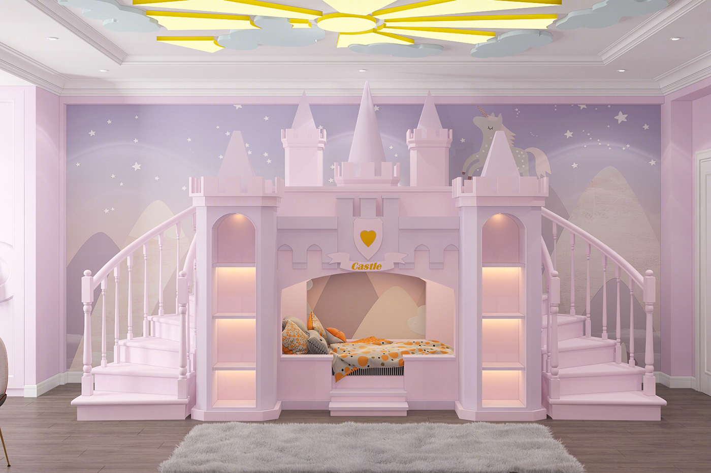 Girls bedroom(castle)-0